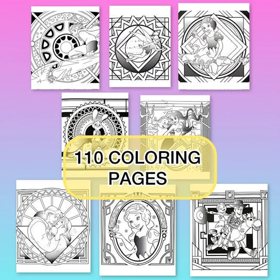 Disney Art Deco - Colorbook