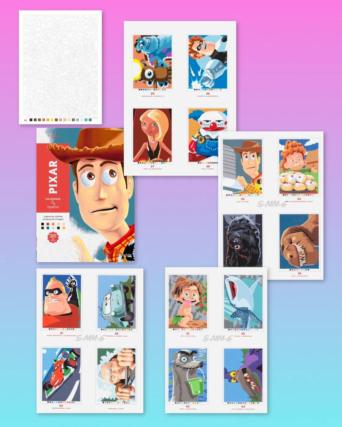 Pixar Coloring Book