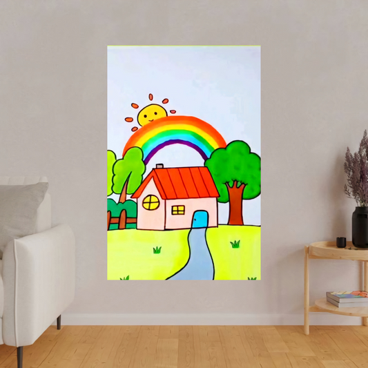 House with Rainbow